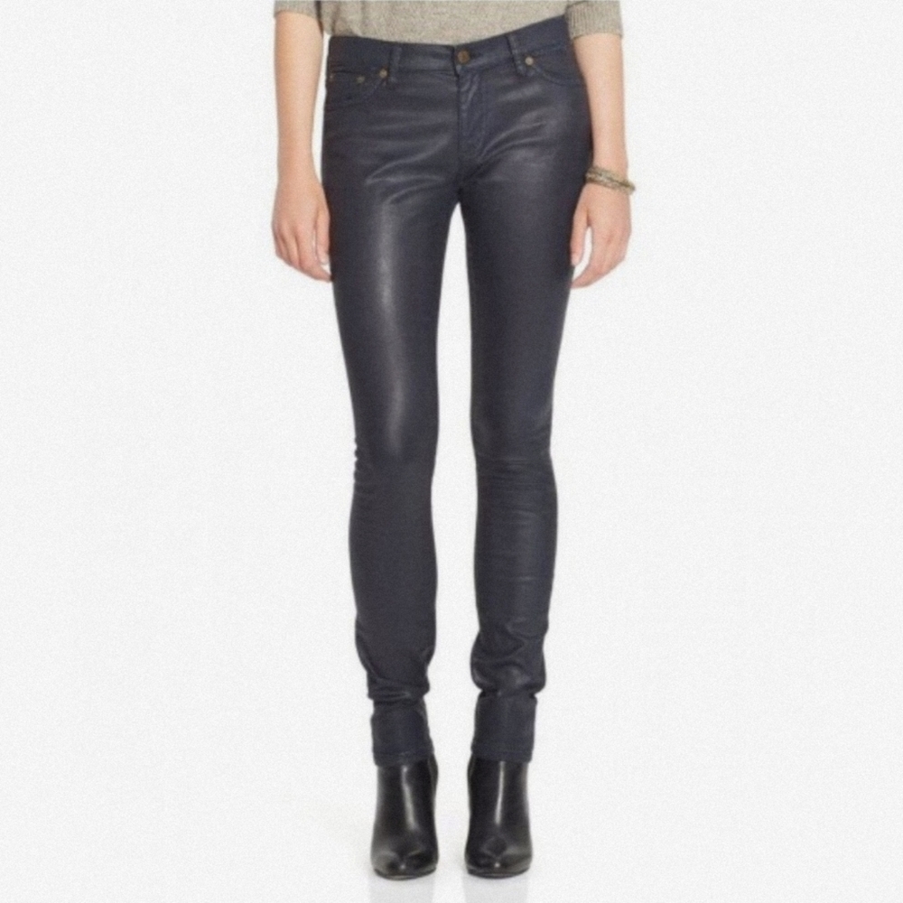 Lauren Ralph Lauren Coated Black Denim
